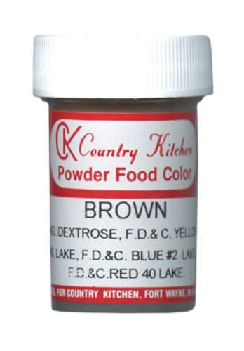 Brown Powder Colour - Click Image to Close